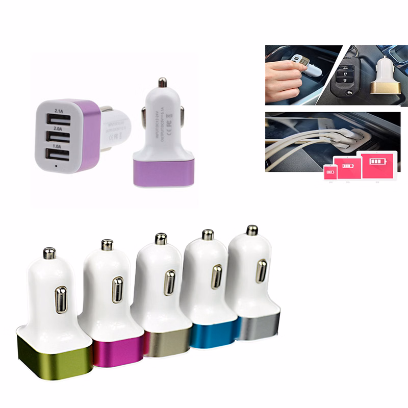 3 Port USB Car Charger