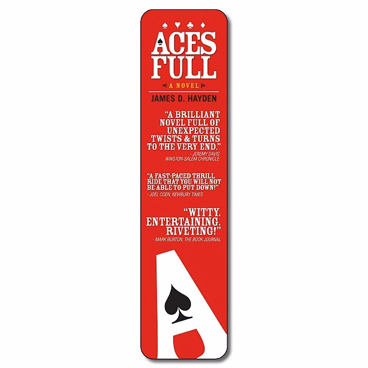 Plastic Bookmark - 1.25x5 Laminated Rectangle Shape - 30 pt.