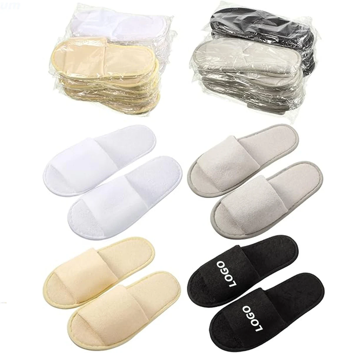 Disposable Open Toe Hotel Slipper 1