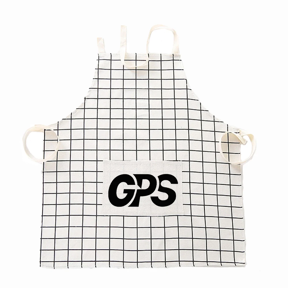 Kitchen Cotton Linen Thickened Apron 1