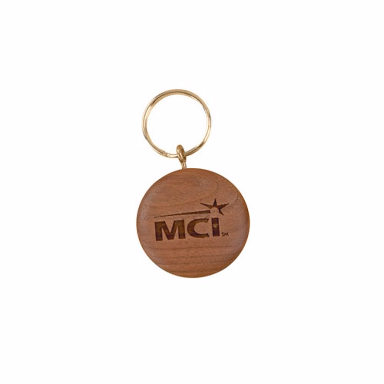 Walnut Key Fob with Laser Engraving