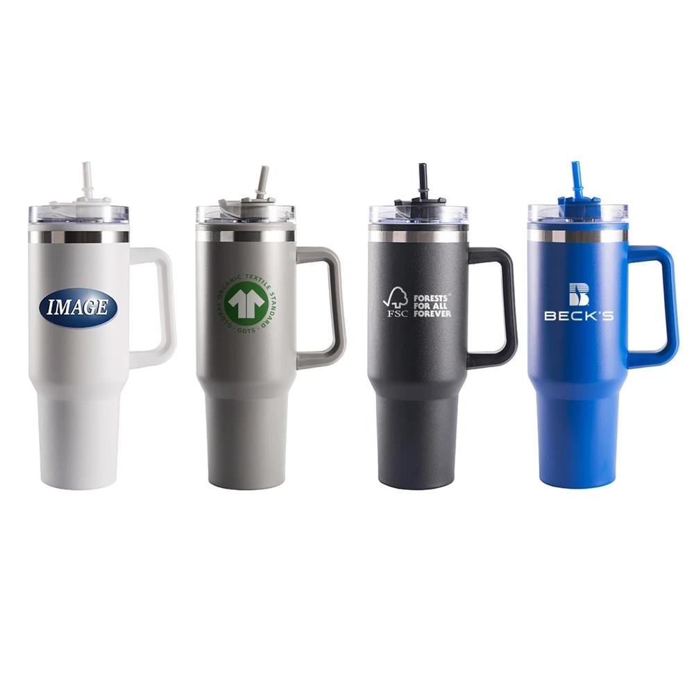 40oz. S/S Double Wall Tumbler with Plastic Liner 1