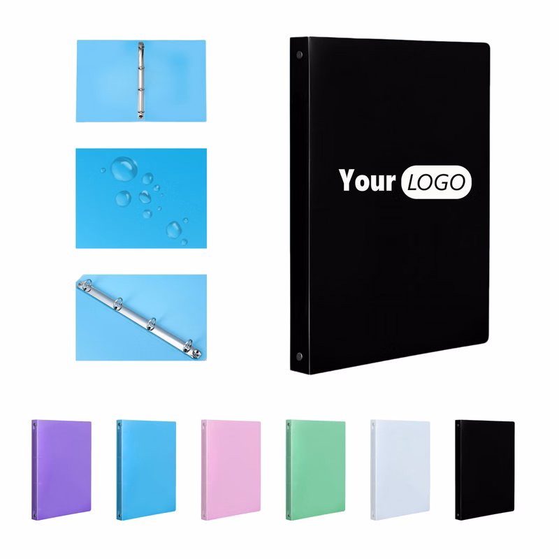4-Hole PP O-Ring Binder Folder