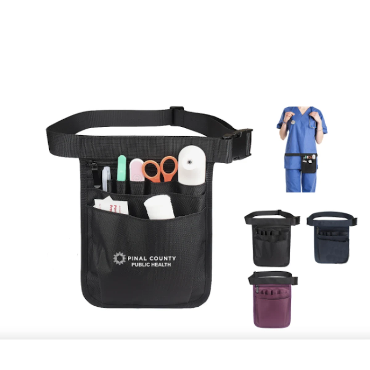 Nurse Fanny Pack Organizer Belt Utility Medical Gear Pocket 1