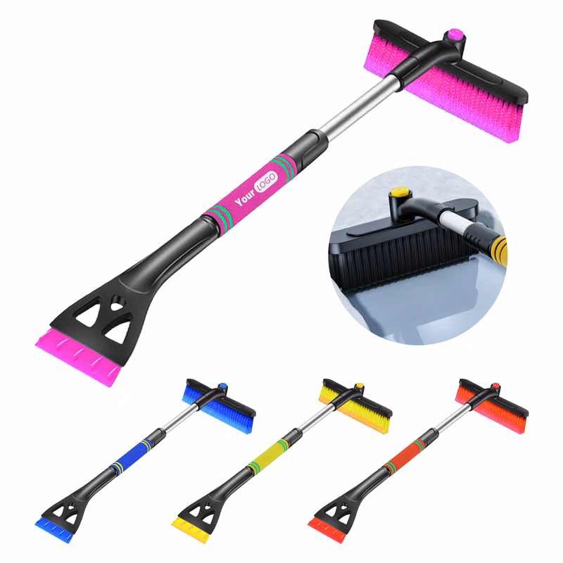 Abs Durable 2-In-1 Snow Brush For Quick Winter Cleanup