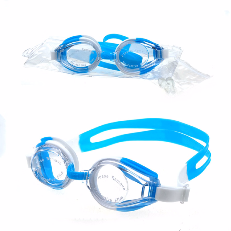 Adult silicone swimming goggles