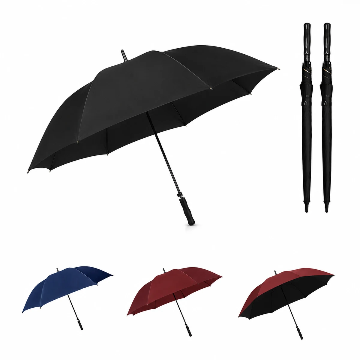 Extra-Large Reinforced Long-Shaft Umbrella 1