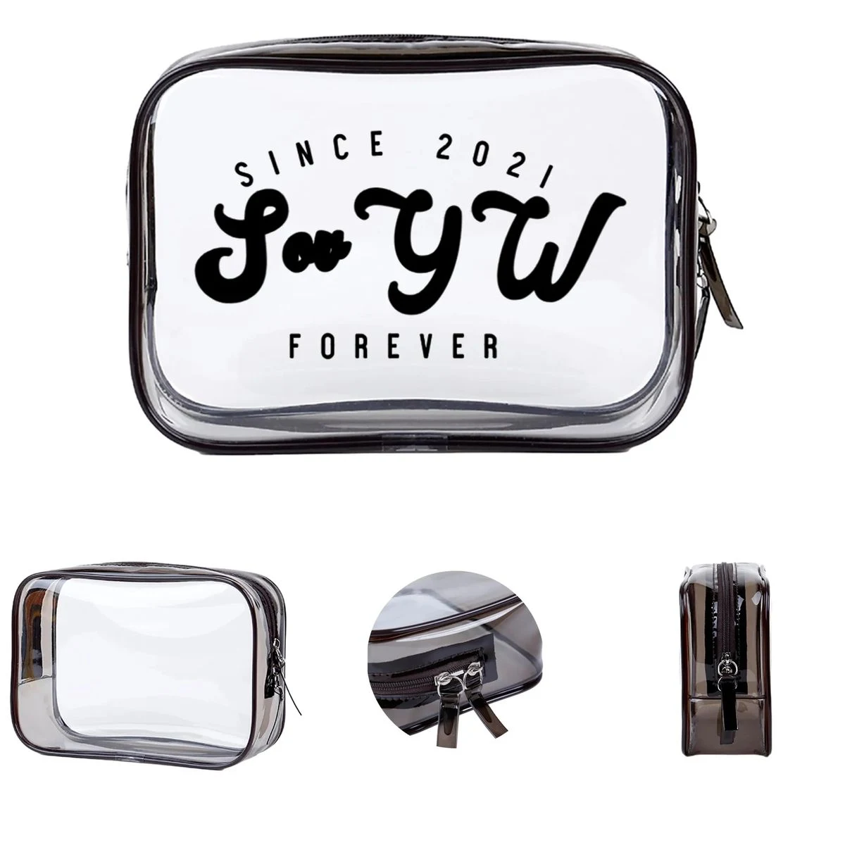 PVC Clear Makeup Bag MOQ 100 1