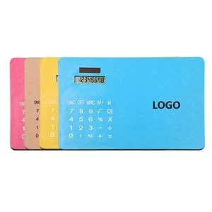 2 In 1 8-Digit Mouse Pad Solar Power Calculator 1