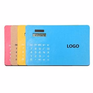 2 In 1 8-Digit Mouse Pad Solar Power Calculator