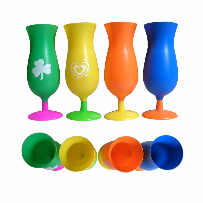 Colored thick drop-resistant bar party champagne glass