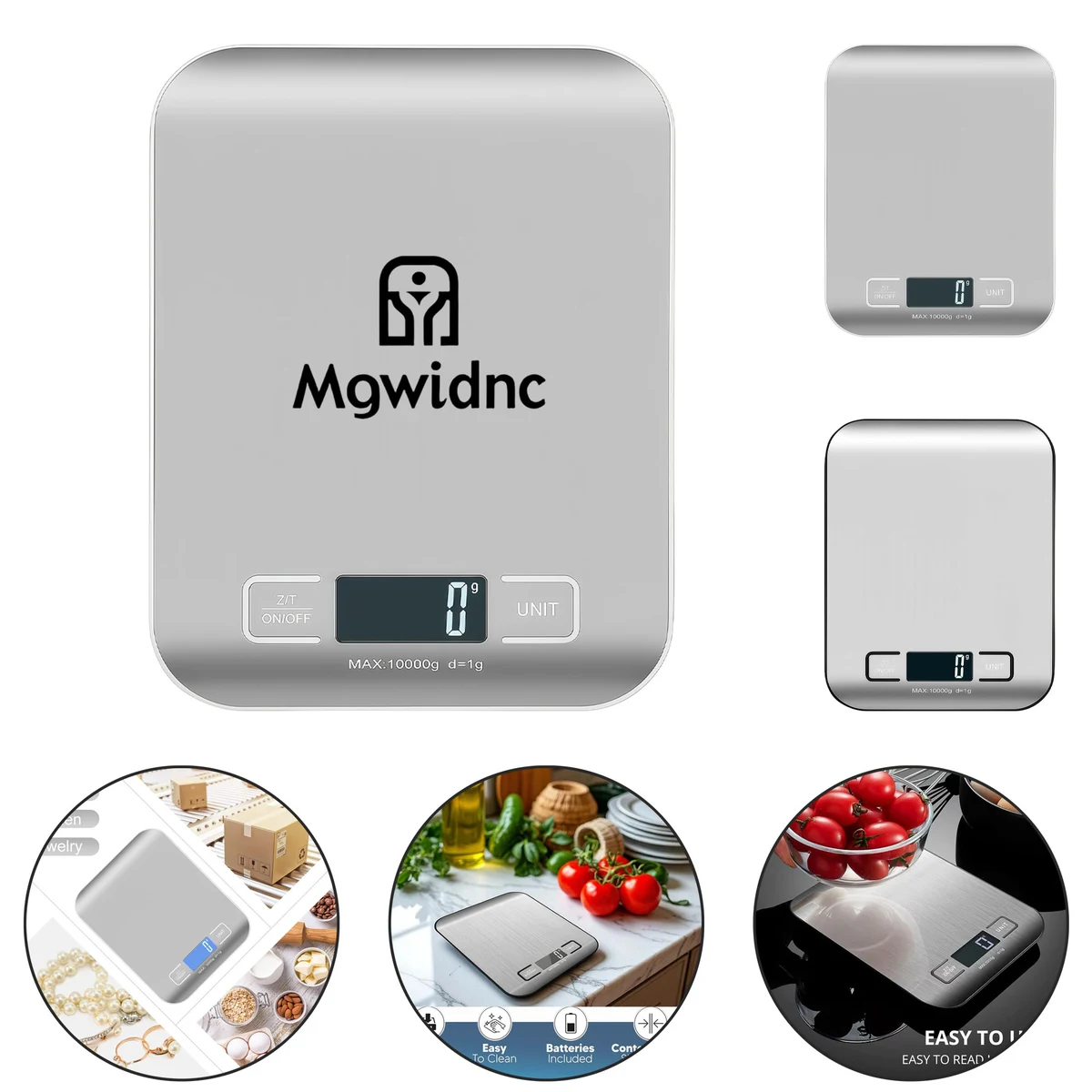 10kg/1g Precision Kitchen Scale- Portable Electronic Scale with LCD Display 1