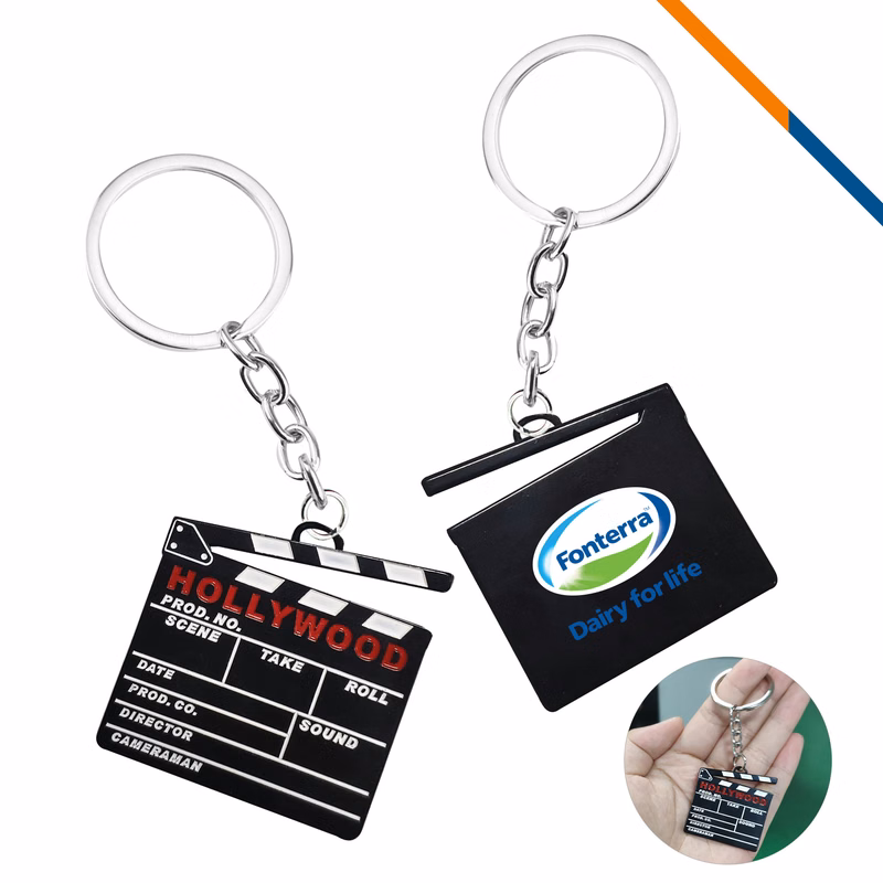 Director Clapboard Keychain