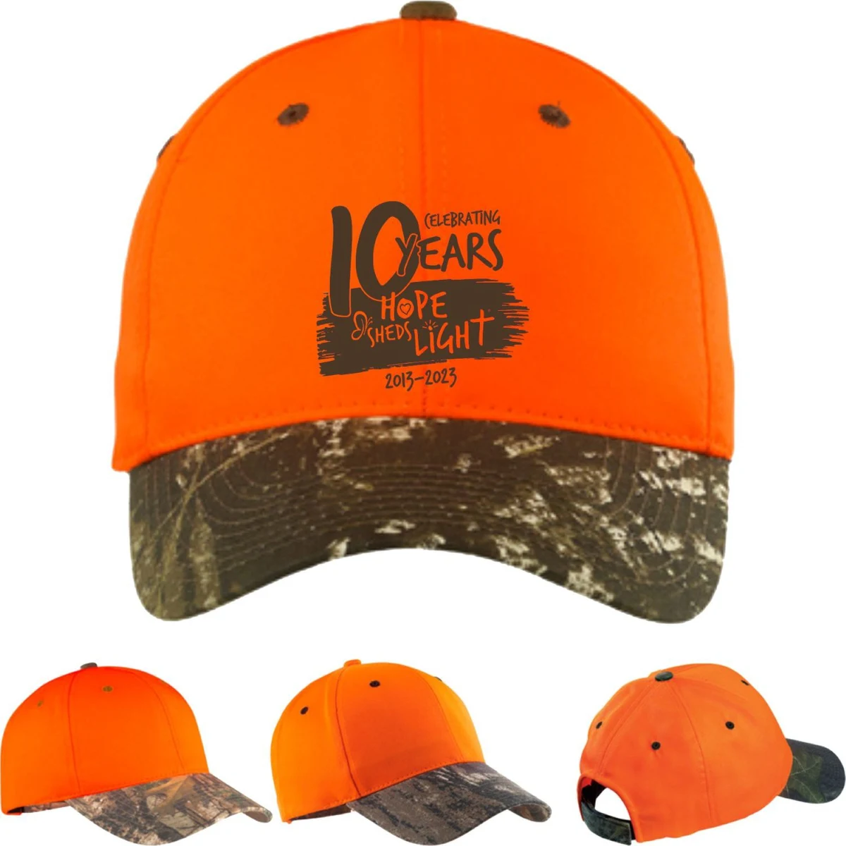 Port Authority® High Visibility Cap w/ Camo Brim 1