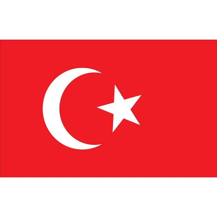 Turkey Flag - 4' x 6' - Nylon 1