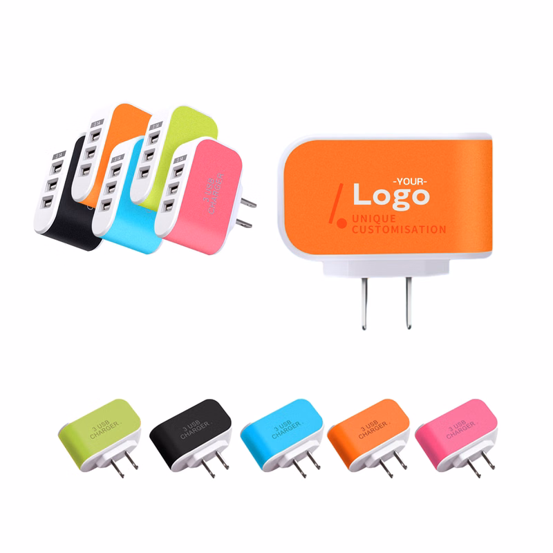 Quick Portable 3 Port USB Charging Block USB Plug