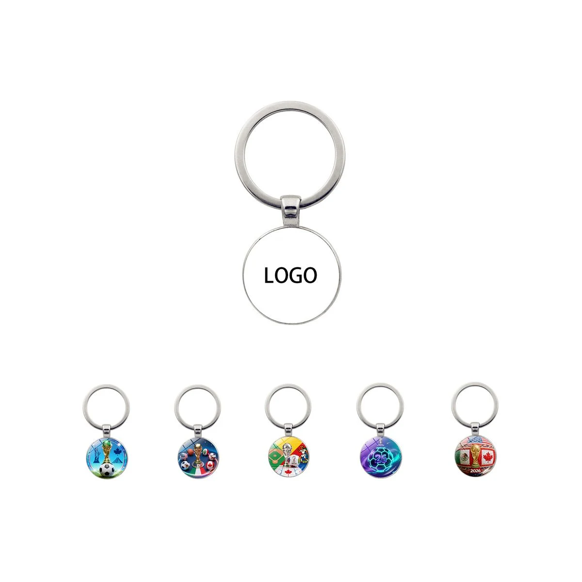 Custom Glass Keychains 1