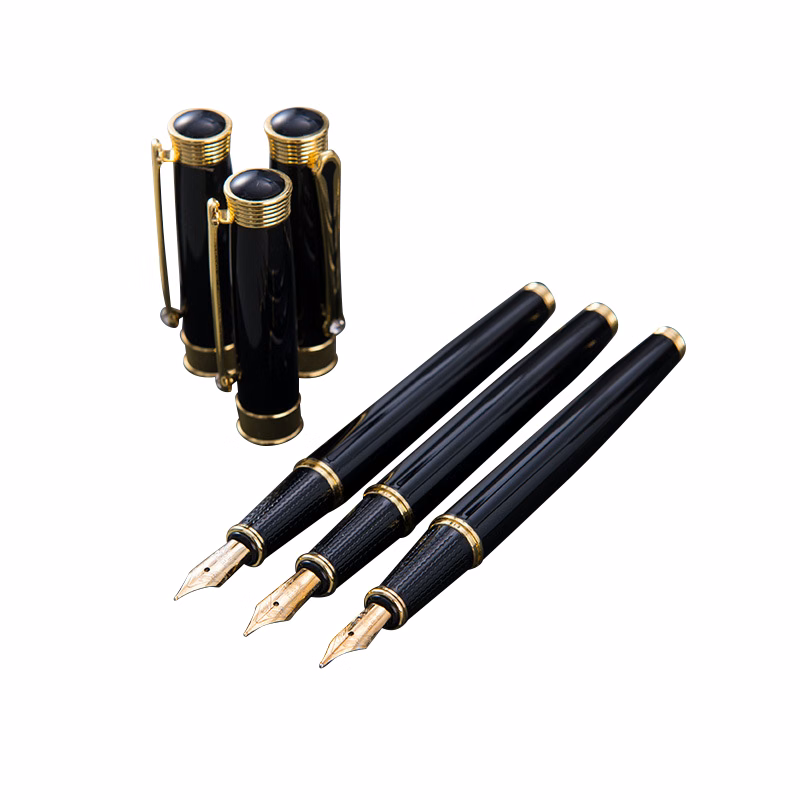 Brass Fountain Pen with Removable Cap