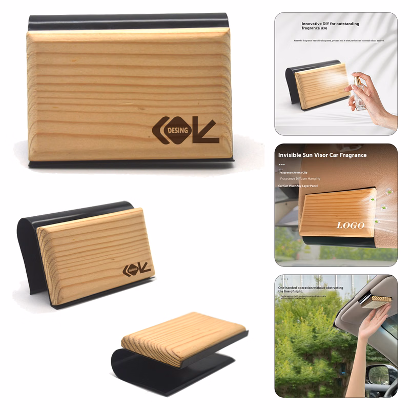MOQ 50pcs Natural Wood Car Odor Eliminator