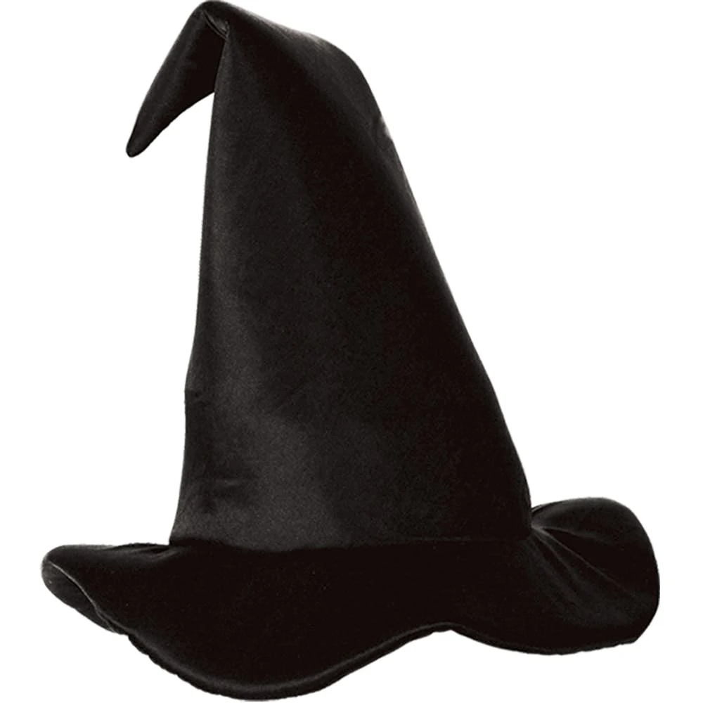 Satin Witch Hats - Black 1