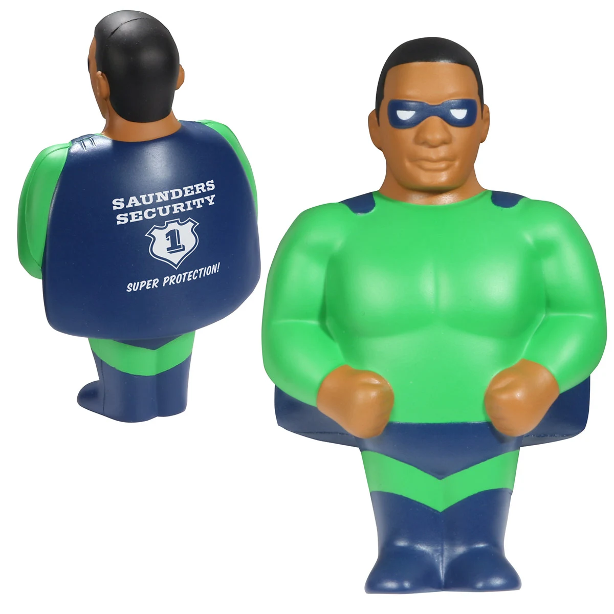 African American Super Hero Stress Reliever 1