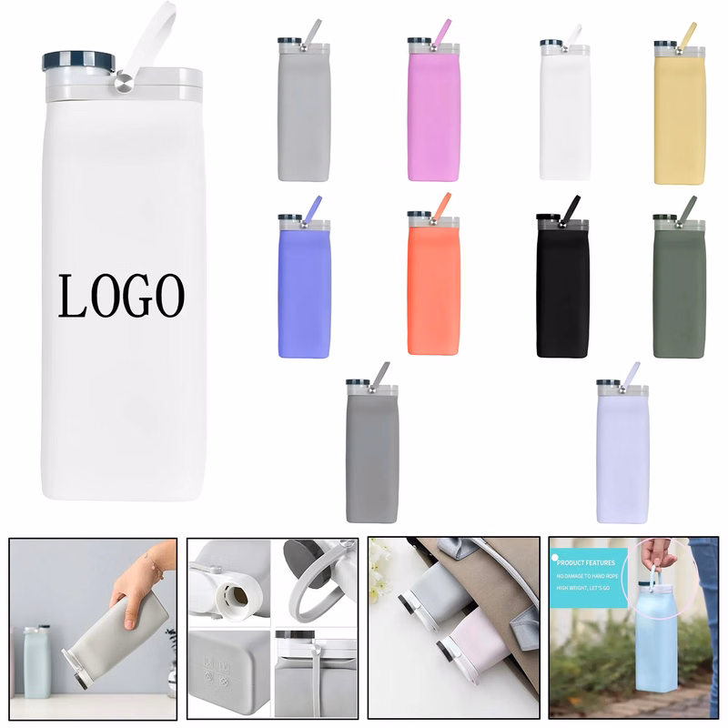 20oz Portable Silicone Folding Water Cup