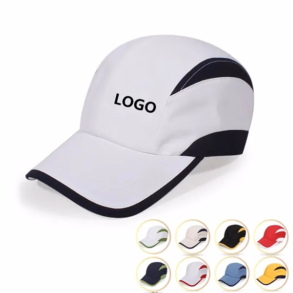 Custom Polyester Baseball Cap with Breathable Design — Athletic Sports Giveaway