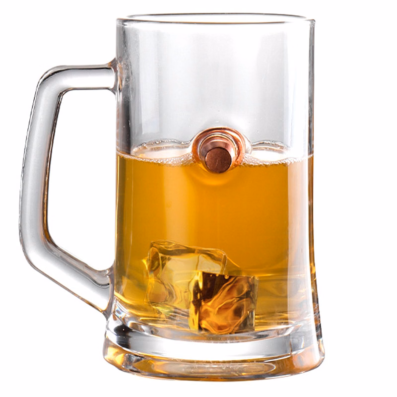 13oz Heavy Base Clear Whiskey Glass Mug