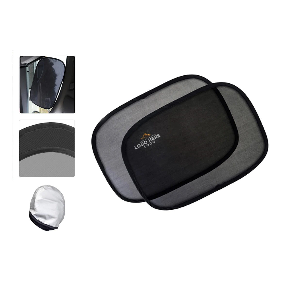 MOQ 50 UV Protection Static Cling Car Sunshade Mesh for Windows 1