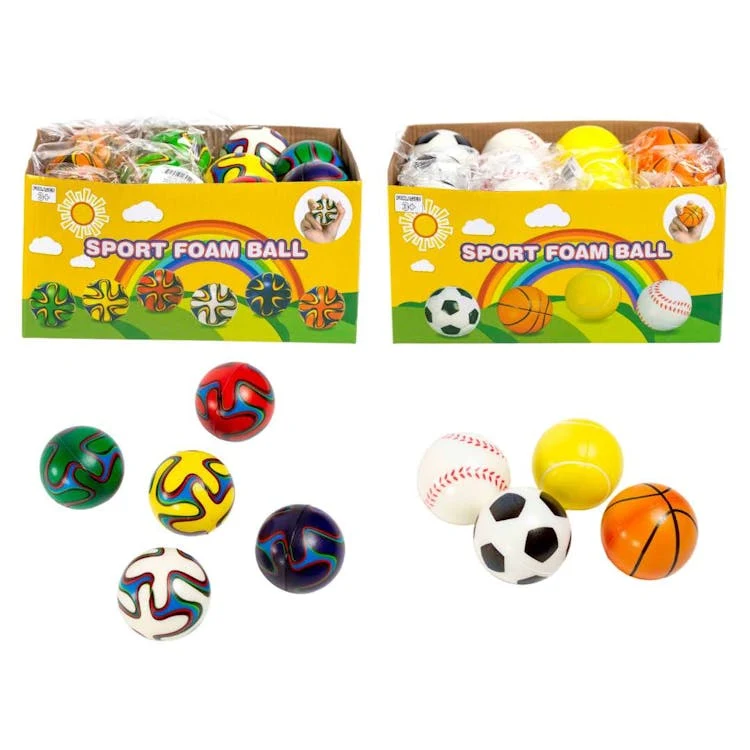 Foam Balls Assorted - 2.36" 1