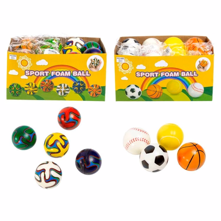 Foam Balls Assorted - 2.36"