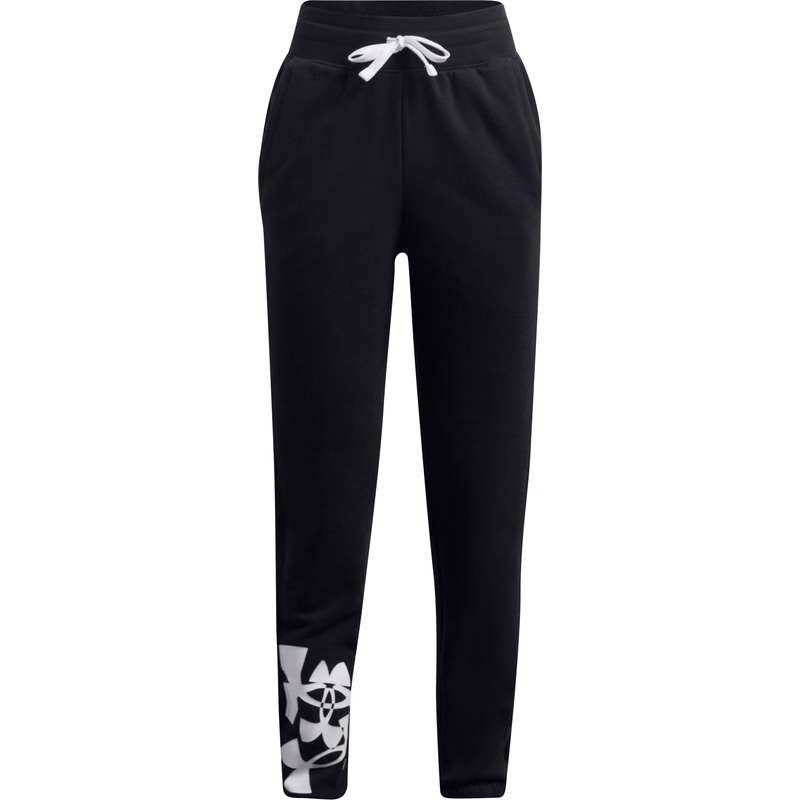 Girls' UA Rival Fleece Mesh Pants 