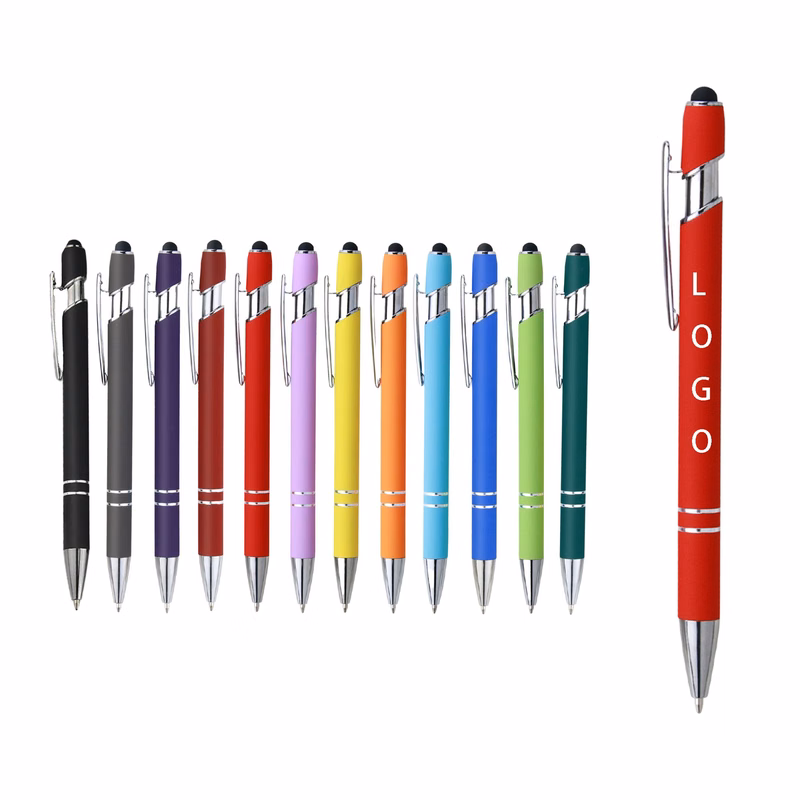 Spray Glue Metal Touch Screen Ballpoint Pen