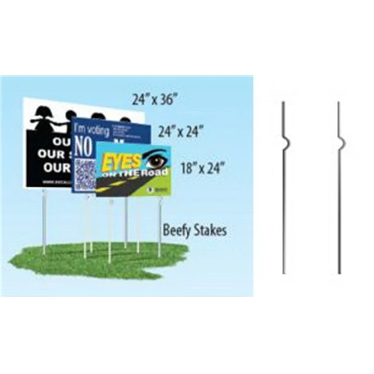 Yard Sign Beefy Stake Stand 1