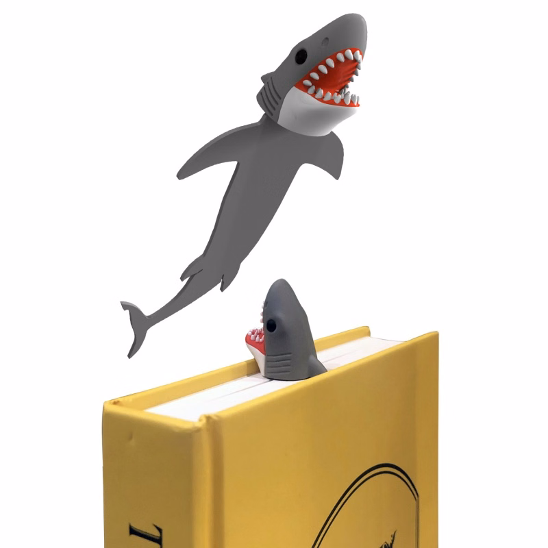 3D Shark Shaped Bookmarks