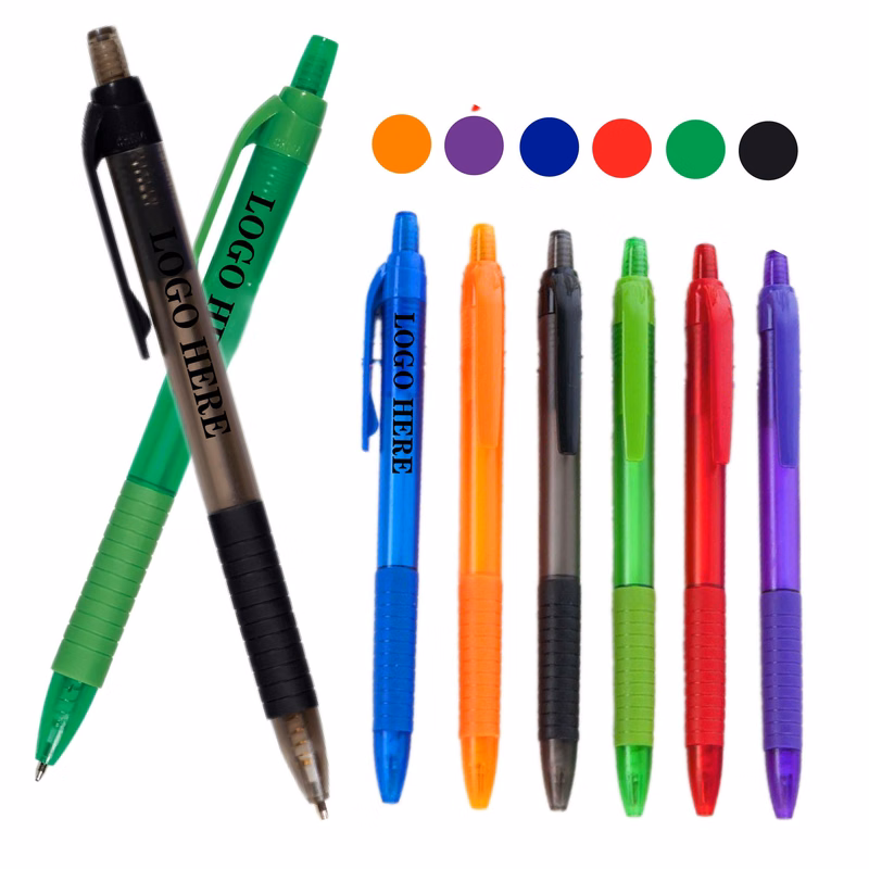 Click Ballpiont Pen W/ Rubber
