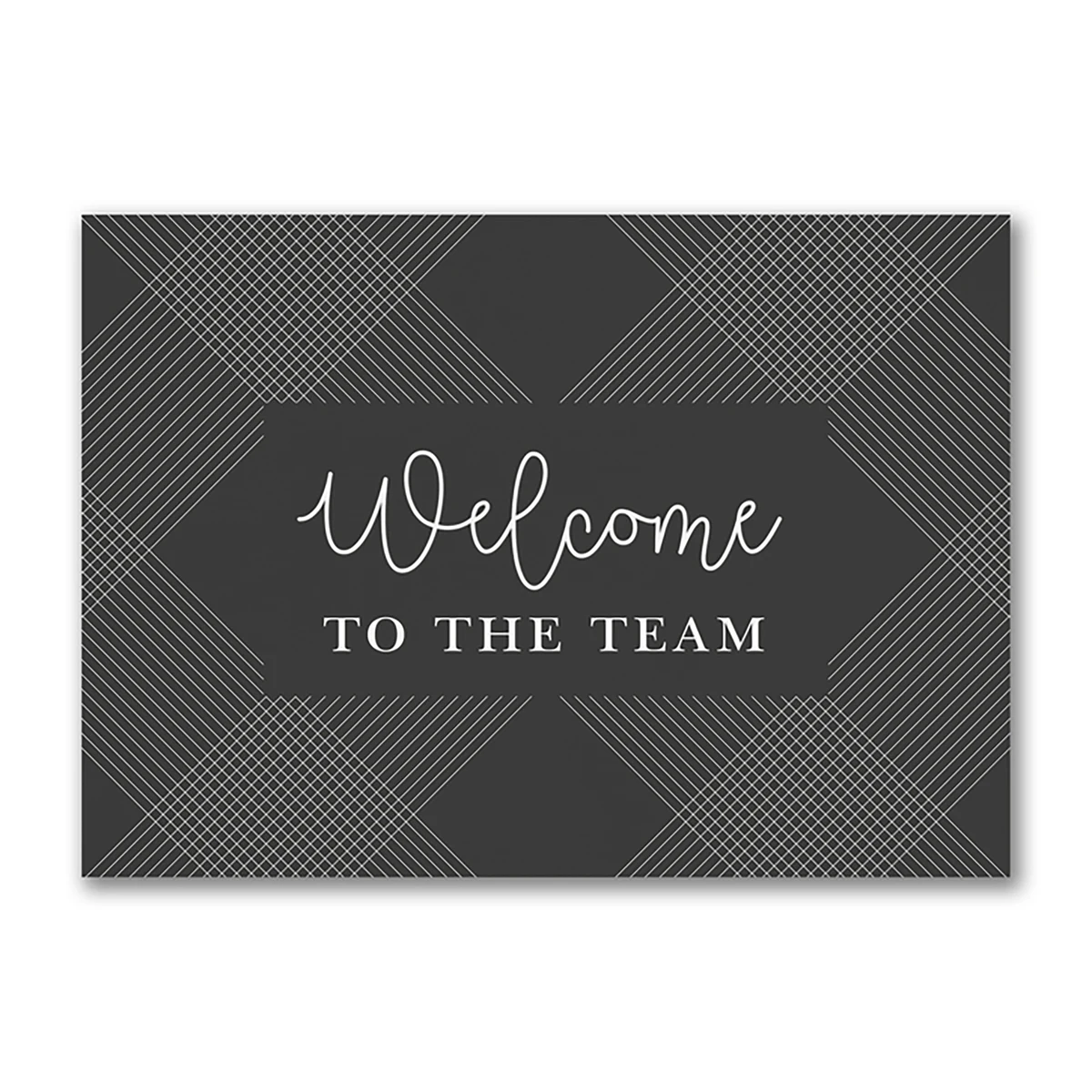 Geometric Welcome Card 1