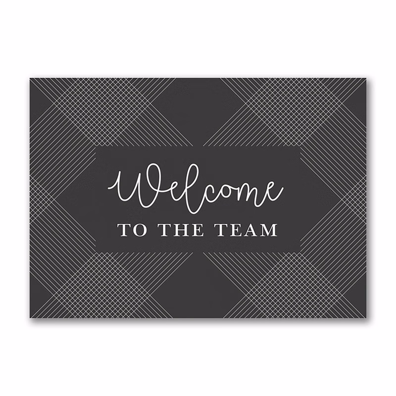 Geometric Welcome Card