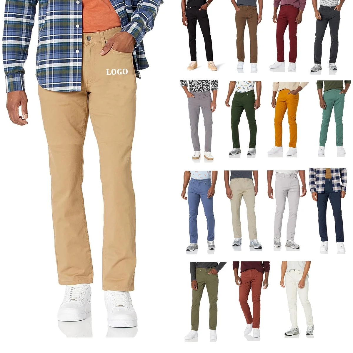 Men's Slim-Fit Pants 1