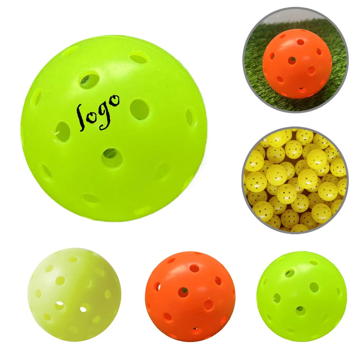 MOQ50 USAPA Standard 40-Hole Pickleball 1