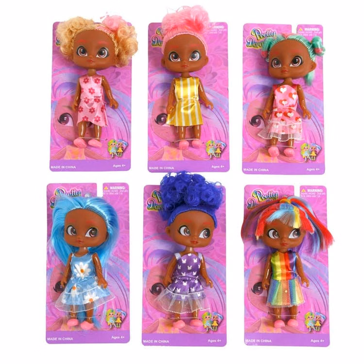 Assorted Dolls with Colorful Hair