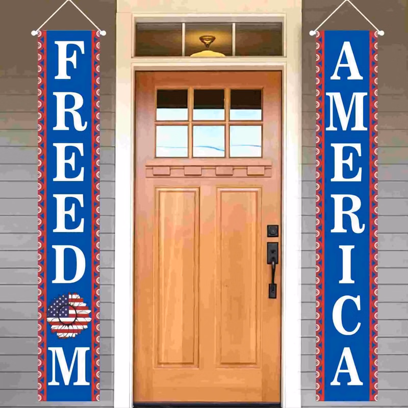 July 4th Independence Day Hanging Banners