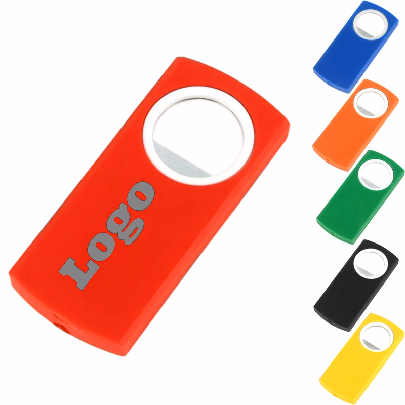 Rectangular Bottle Opener with Laser Engraving for Bar Use