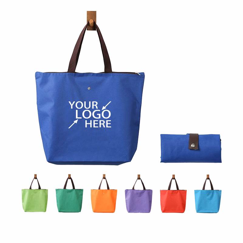 Practical Foldable Oxford Cloth Handbag for Shopping