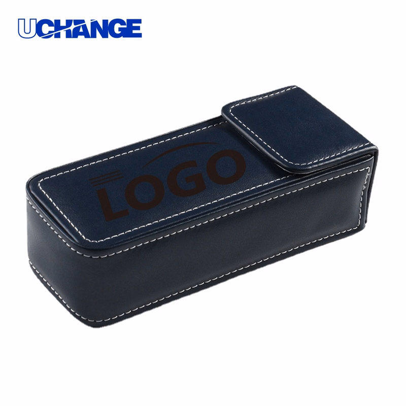 Eyewear High-Capacity Flip-Top PU Storage Case Organizer