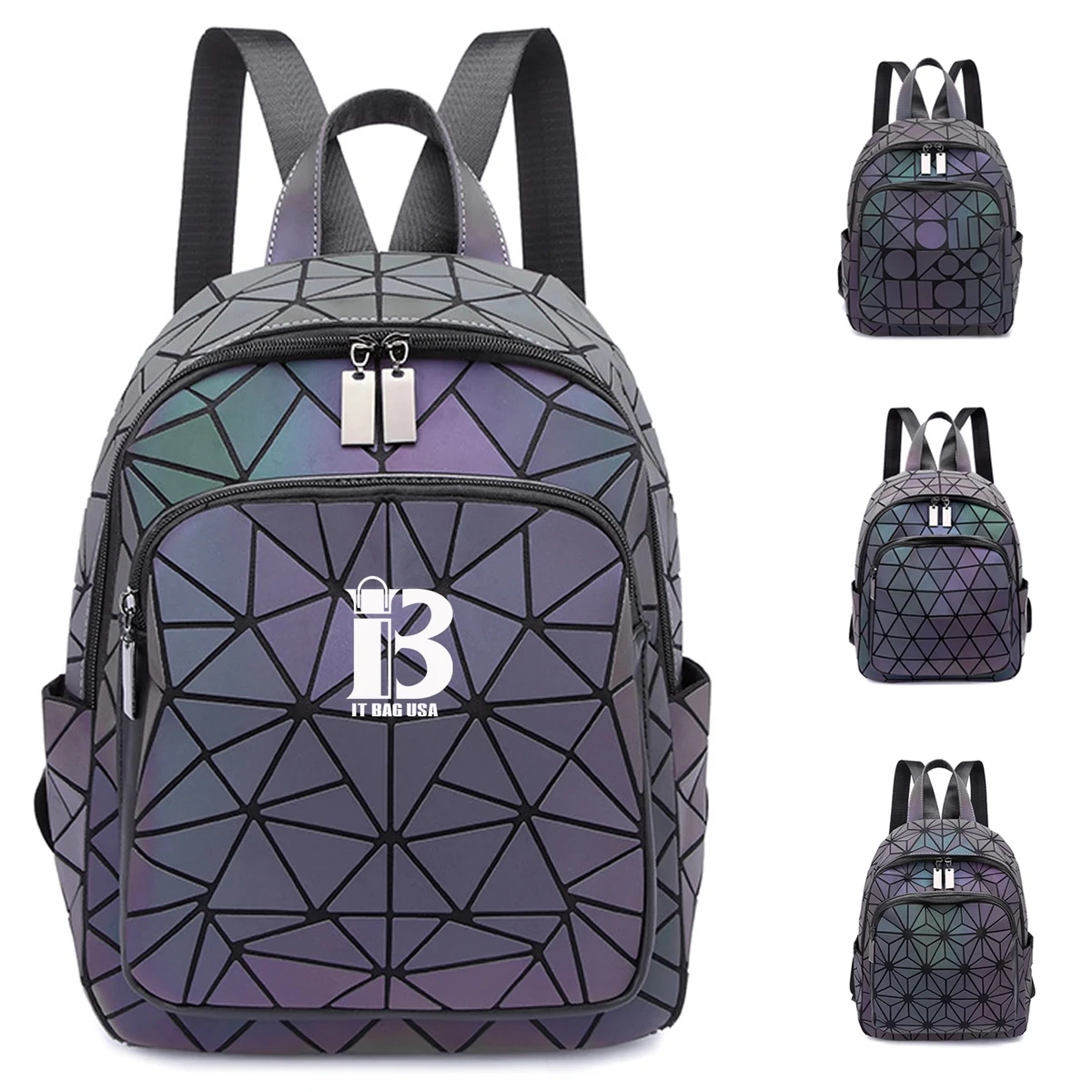 Luminous Geometric Backpacks 1