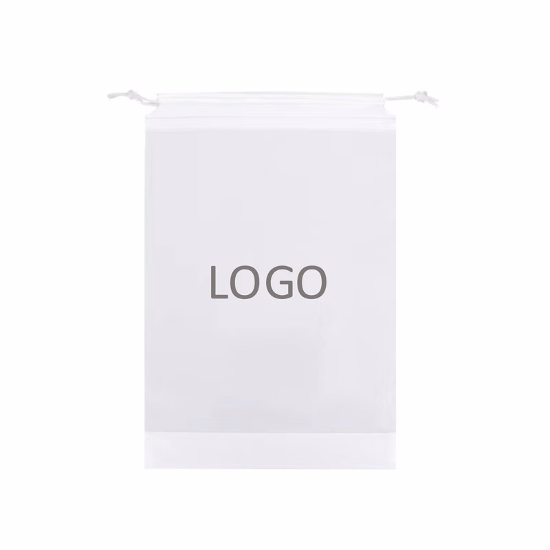 8" X 11 5/8" Clear Drawstring Cosmetic Pouch