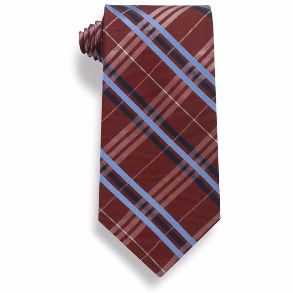 CLOSEOUT - Red Plaid Silk Tie