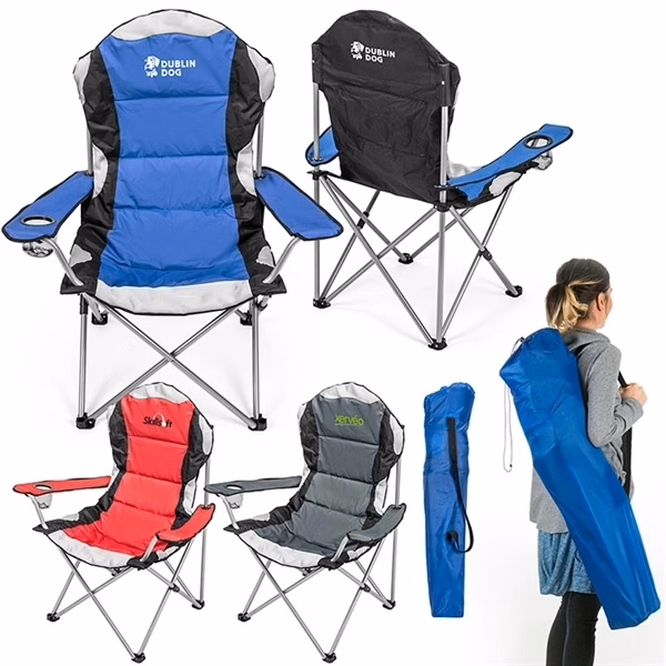Padded Fold-Up Lounge Chair