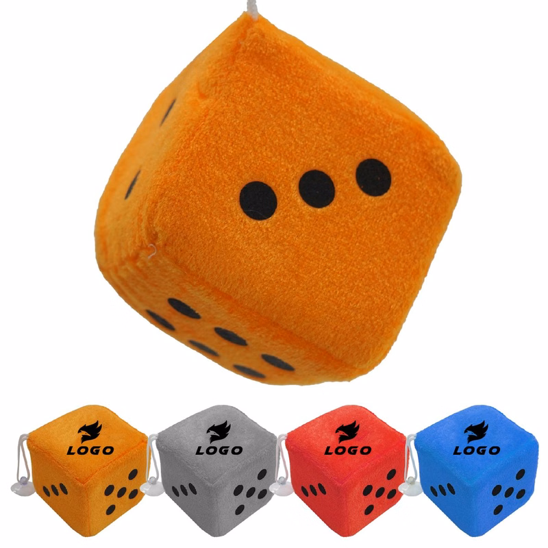 Fuzzy Dice Car Decoration ?C Rearview Mirror Hanging Charm